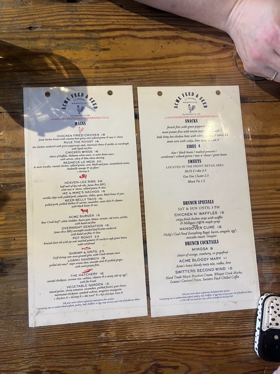 Acme Feed & Seed Menu - Image 4