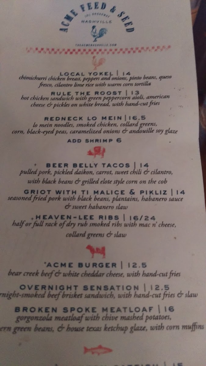 Acme Feed & Seed Menu - Image 5